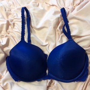 Royal Blue Lace Bra